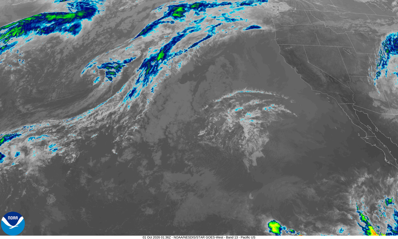 Satellite image - infrared